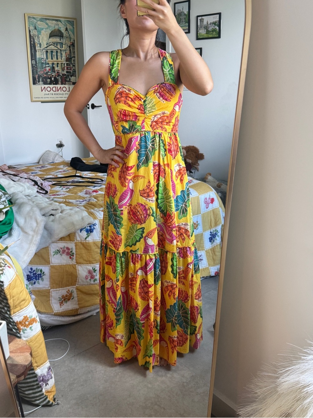 Farm Rio Beaks & Bananas sundress